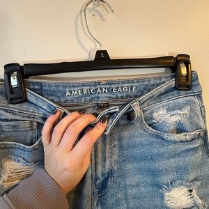 American Eagle Mom Straight Jean